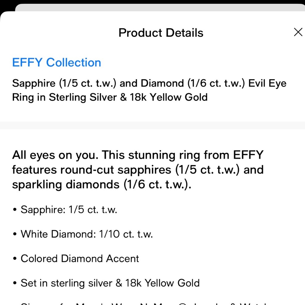EFFY Collection- NWT - Picture 3 of 10